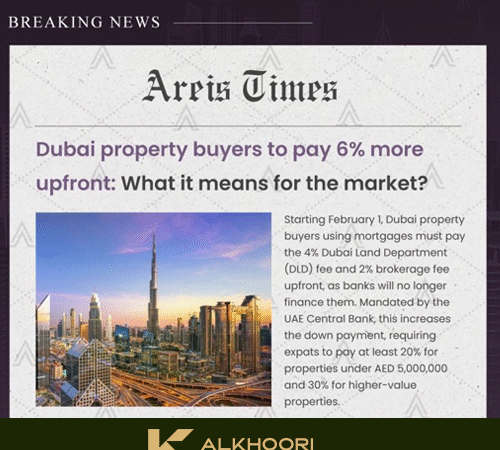 Dubai property upfront fees
