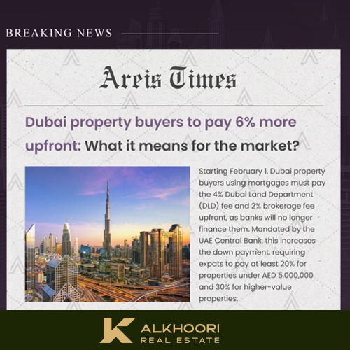 Dubai property upfront fees